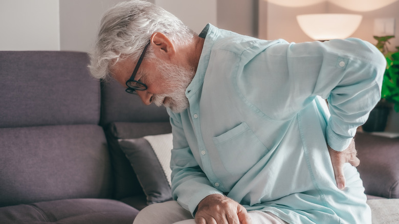 Older man in pain