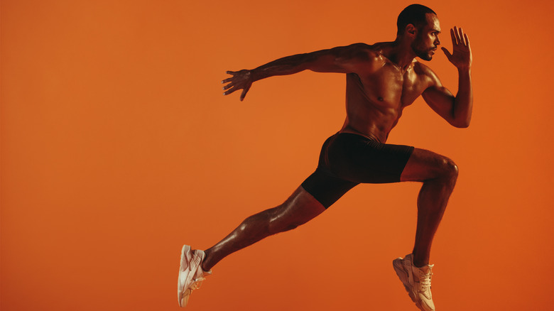 man working out