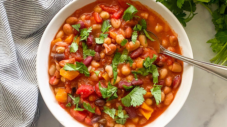 soup in a bowl 