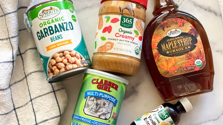 ingredients for peanut butter cookies