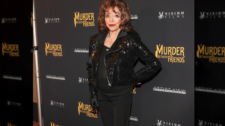 Joan Collins at the screening for a 2026 movie event