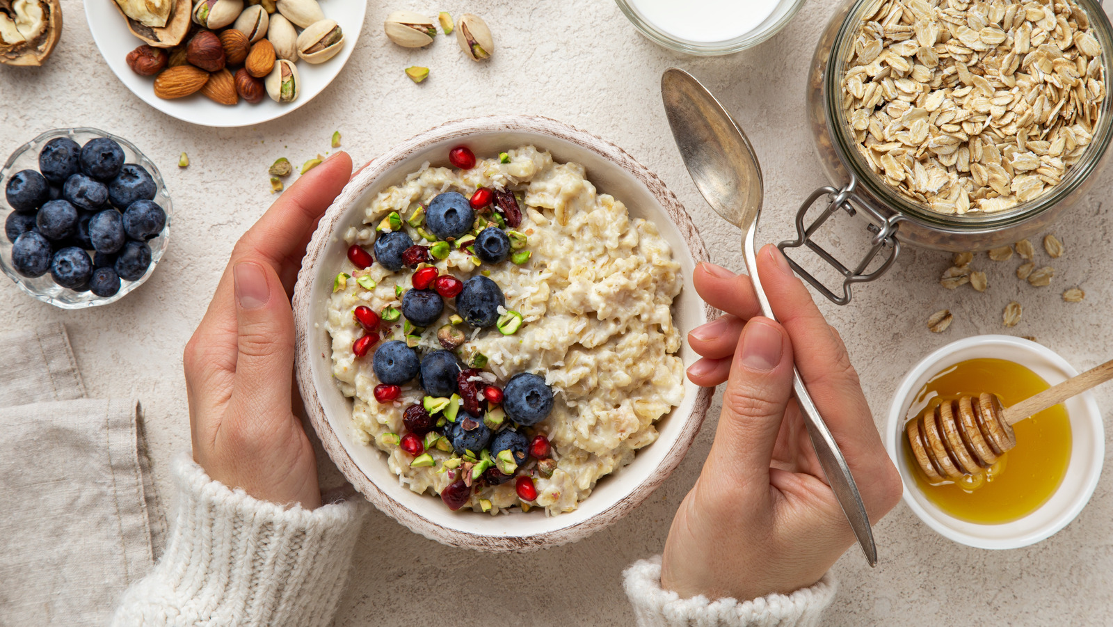 Healthy Oatmeal Bowl Recipe - Public Lives, Secret Recipes