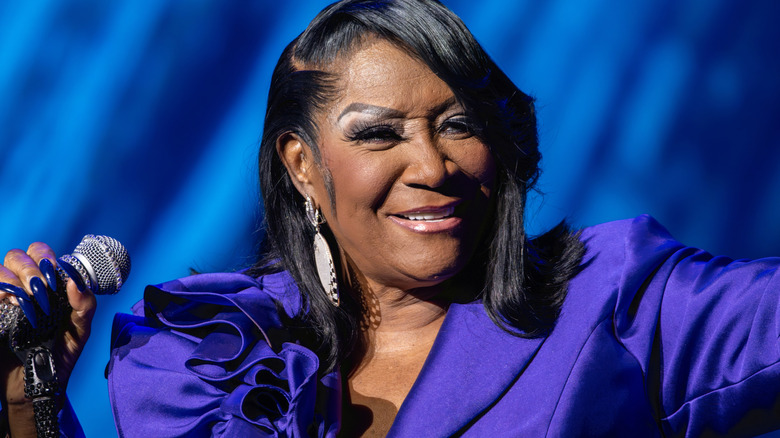 Patti LaBelle on stage during a performance