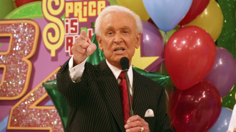 Bob Barker pointing