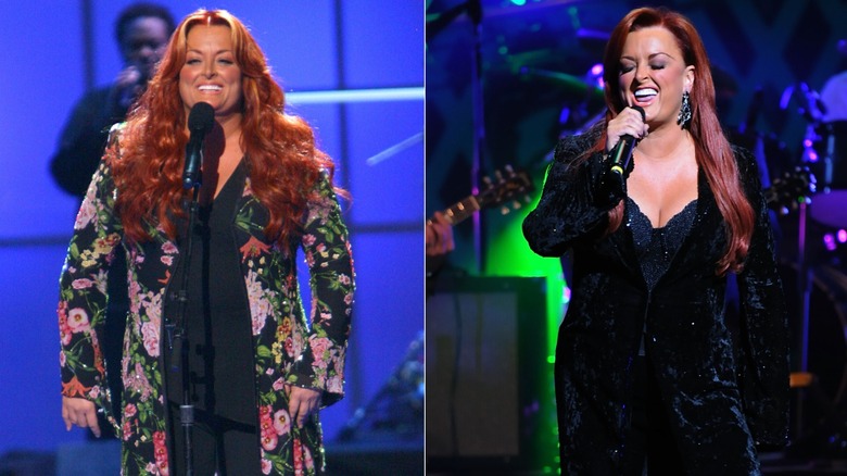 Side-by-side photos showing Wynonna Judd's weight loss