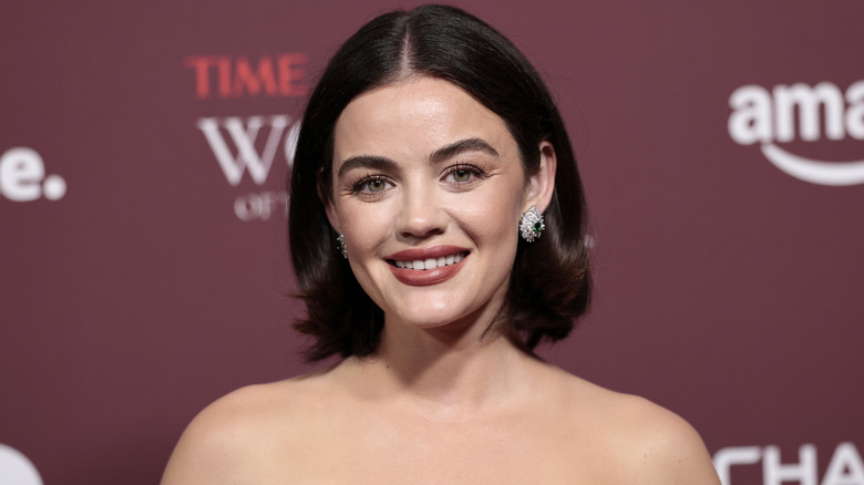 Lucy Hale smiling