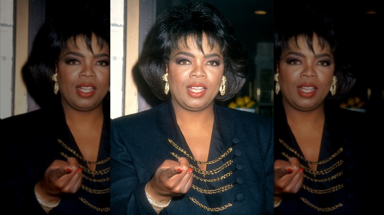 Oprah Winfrey pointing