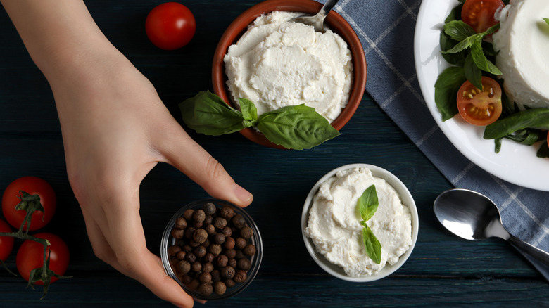 ricotta salad with tomatoes