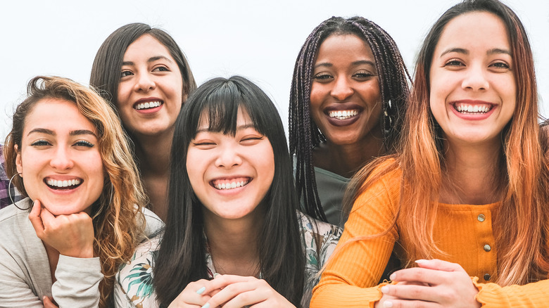 group of young girls