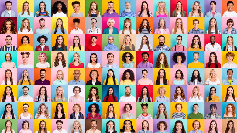 Small photos of many Americans