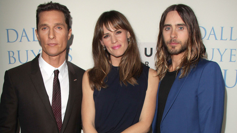 matthew mcconaughey, jennifer gardner, jared leto