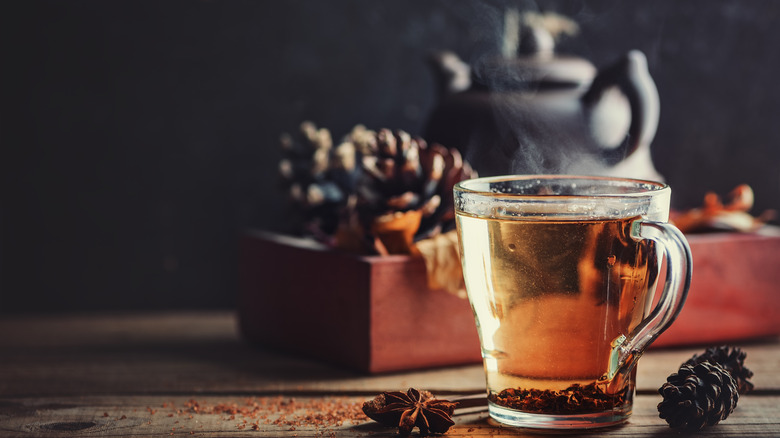 cup of herbal tea