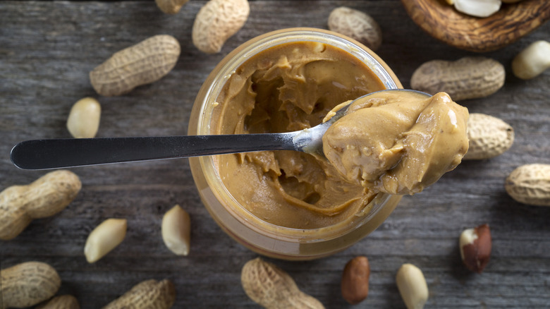 Spoonful of peanut butter