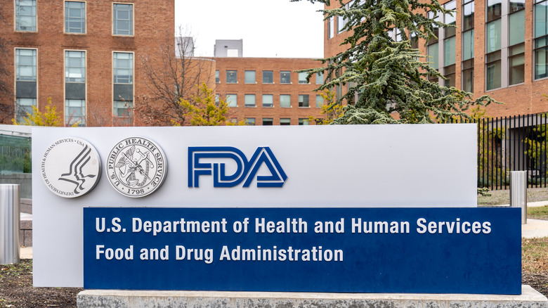 FDA sign outside building