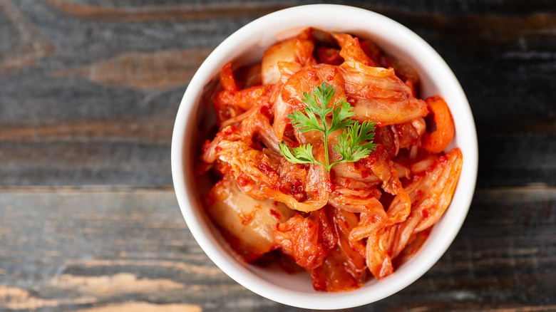 Bowl of kimchi