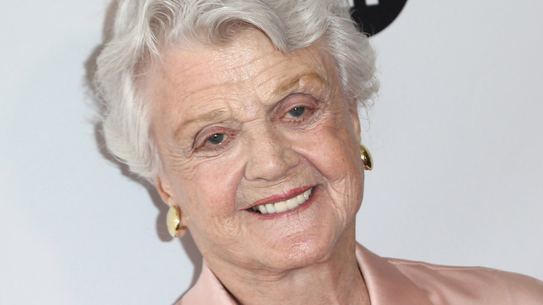 Angela Lansbury at a movie premier