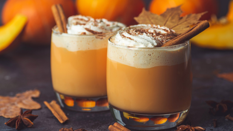 two pumpkin spiced lattes