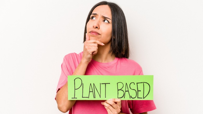 woman plant based diet