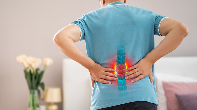 Man with back pain