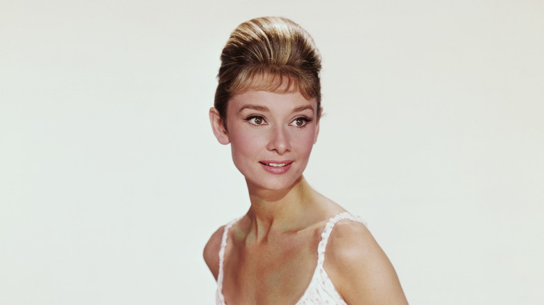 Audrey Hepburn posing