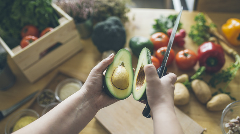 Cooking with avocado