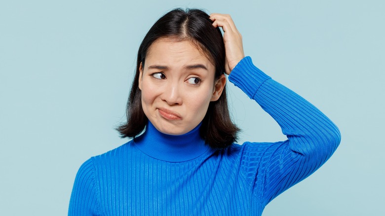 Confused woman