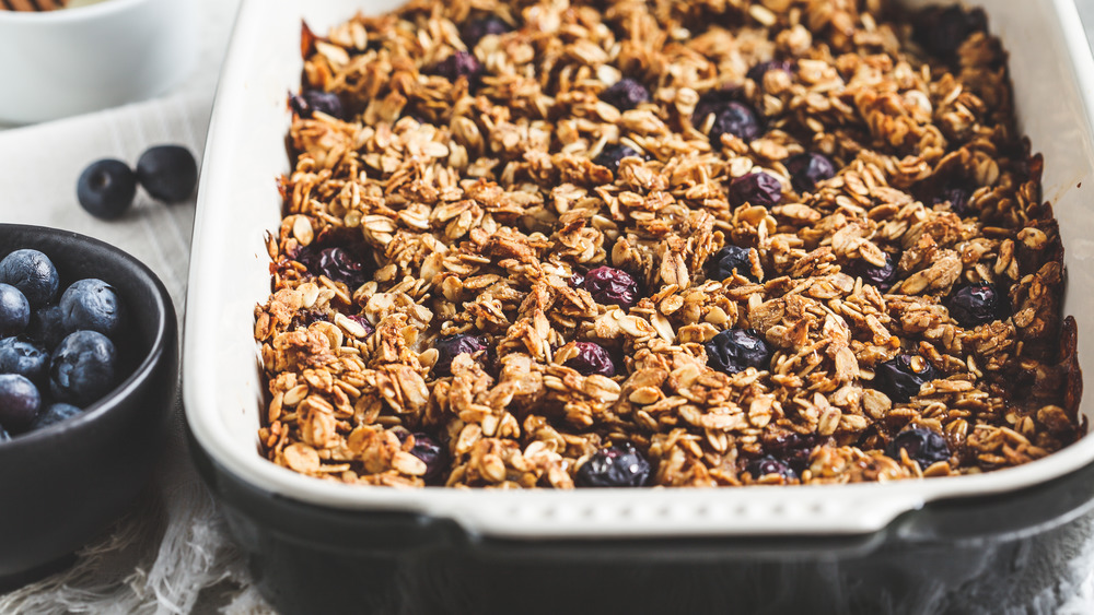 blueberry baked oatmeal