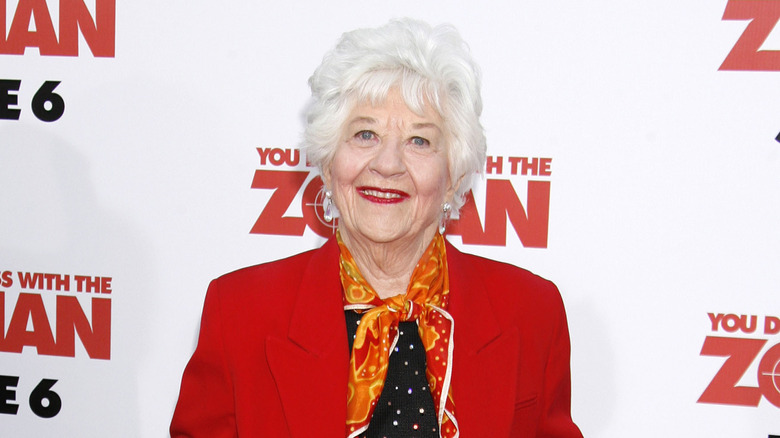 Charlotte Rae smiling