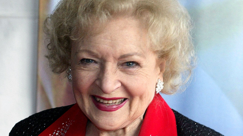 Betty White attends an awards show