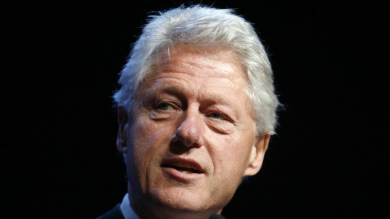 Close up of Bill Clinton