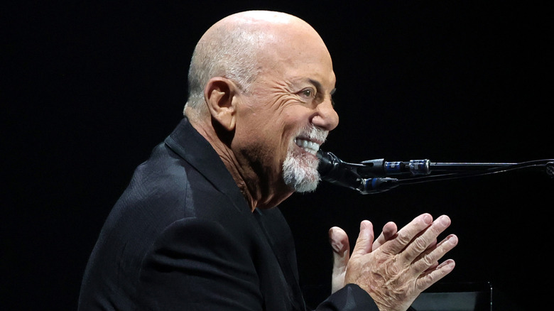 Billy Joel at piano in live concert