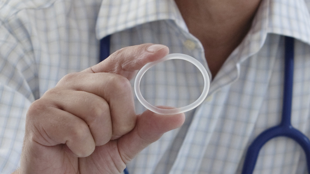 gynecologist holding NuvaRing