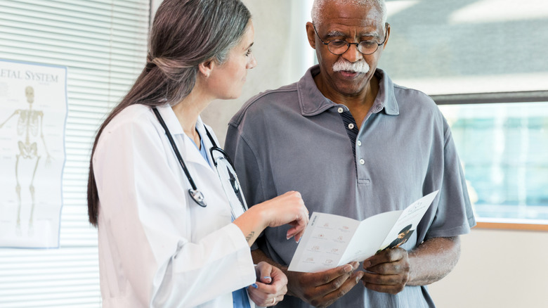doctor holding a consultation with patient