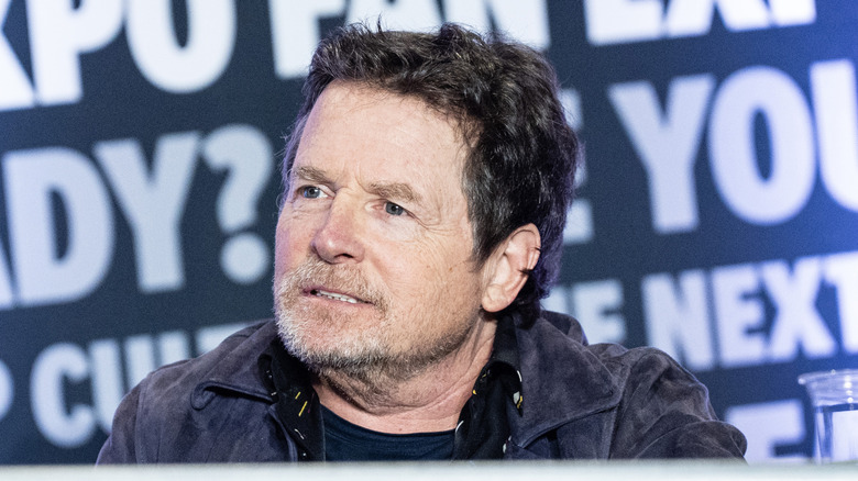 Michael J. Fox talking