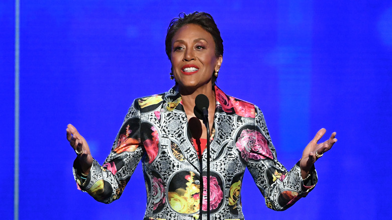 Robin Roberts giving a speech