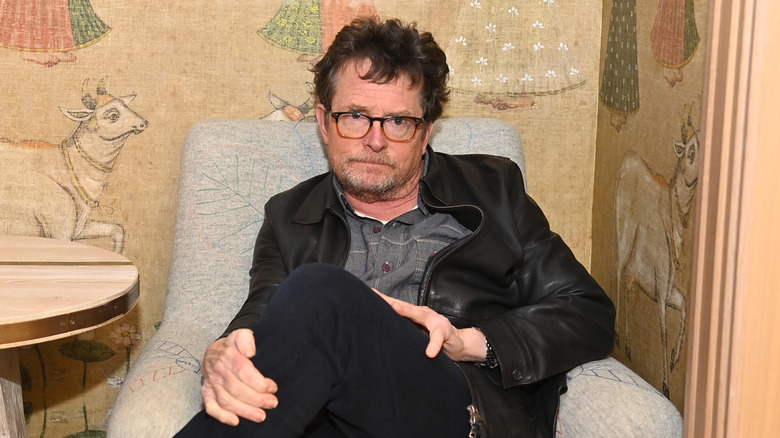 Michael J. Fox posing