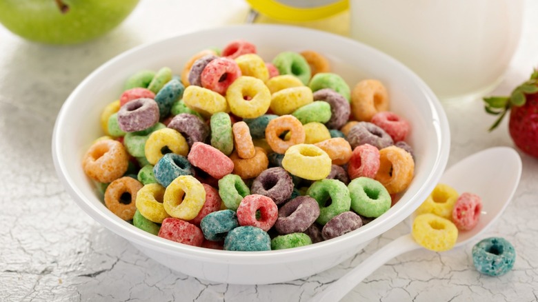 froot loops sugary cereal