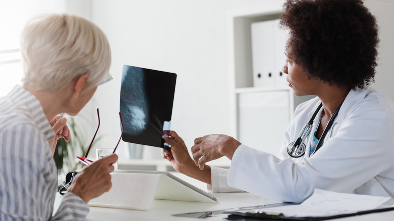 female doctor and patient