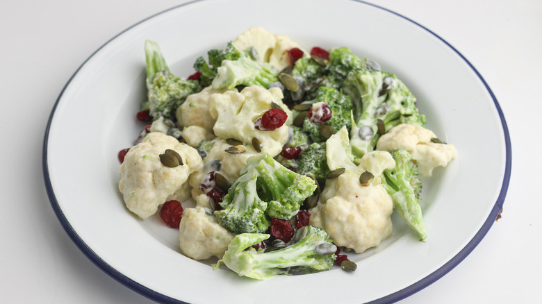 broccoli and cauliflower salad