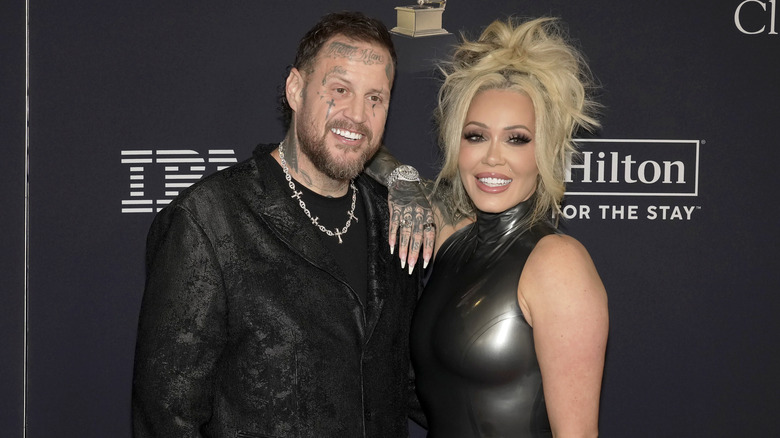 Jelly Roll and Bunnie Xo attending the 68th GRAMMY Awards Pre-GRAMMY Gala & GRAMMY Salute to Industry Icons Honoring Avery Lipman and Monte Lipman at The Beverly Hilton