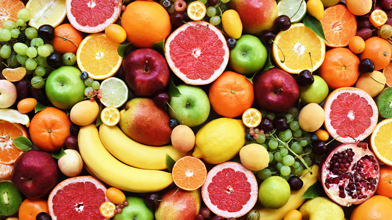 Assortment of fruits