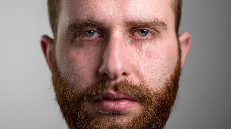 Crying man