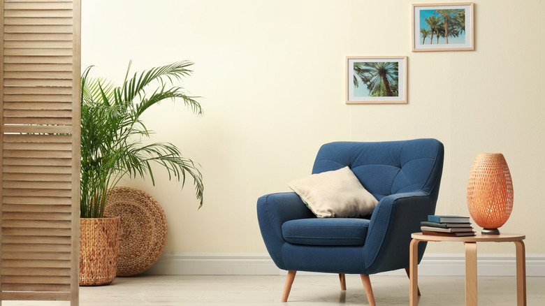 Plant in living room