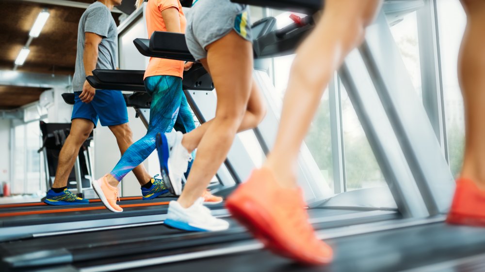 people using a treadmill