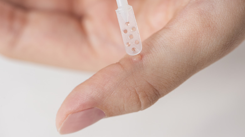 Topical medicine applied to wart