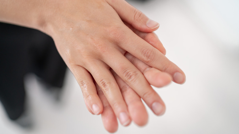 Woman's hands closeup
