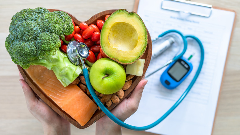 statoscope and vegetables 