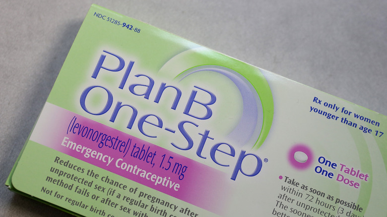 Box of Plan B pills