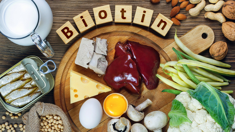 Beef liver, eggs, and other biotin-rich foods