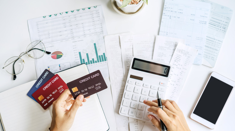 a person calibrating their finances 